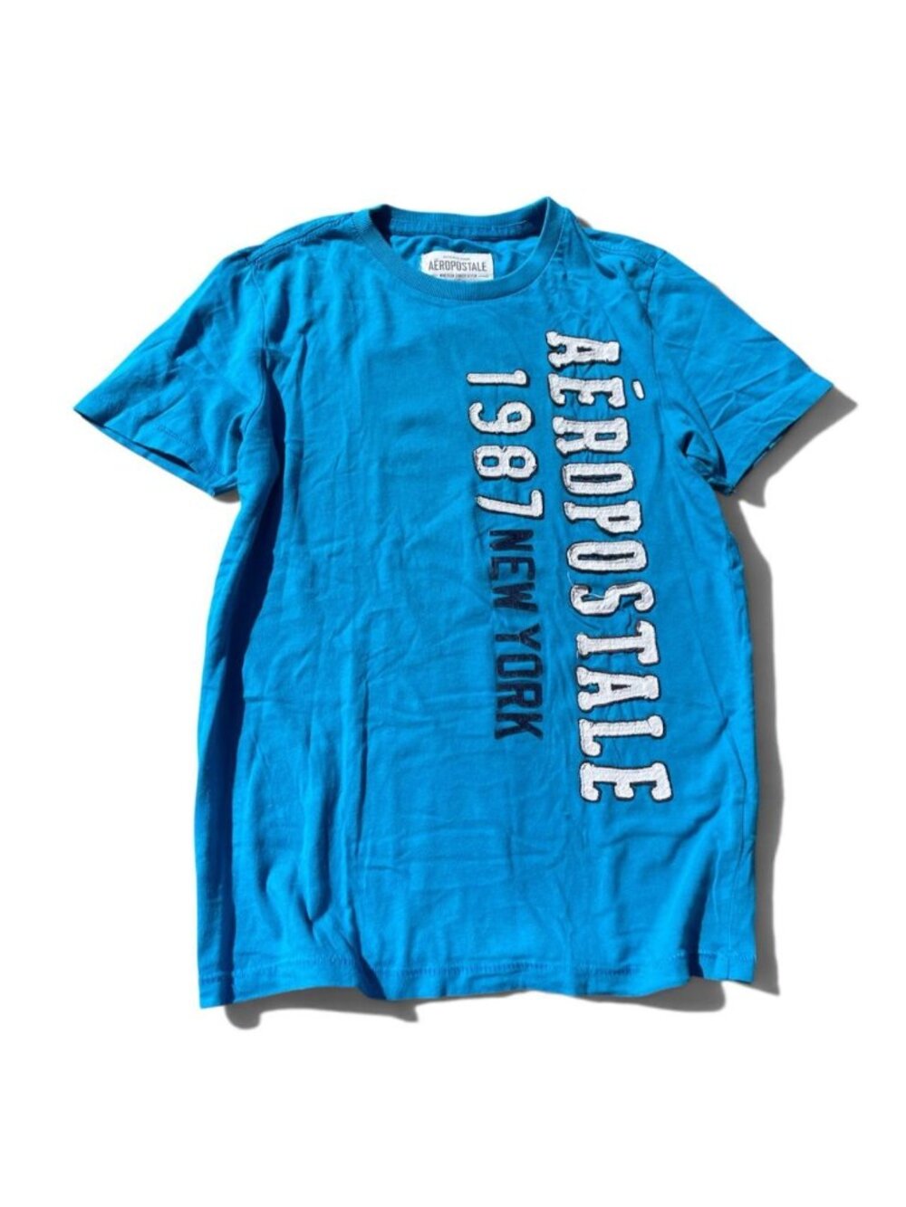 2000s blue Aeropostale cotton t-shirt